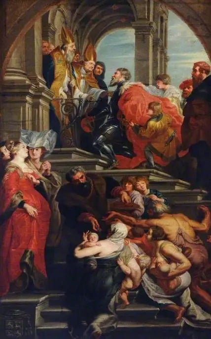 La réception de Saint Bavon le saint patron de Gand - Peter Paul Rubens - Alpha Reproduction