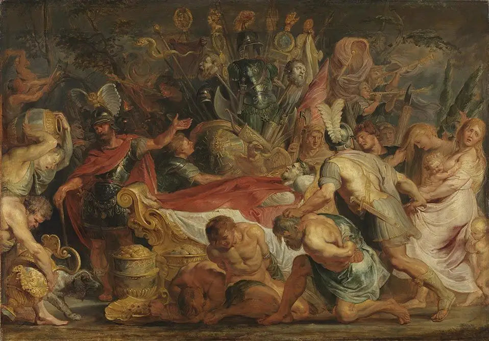 L’obséquiosité de Decius Mus (Tite-Live VIII 6-9-10) après 1616 - Peter Paul Rubens - Alpha Reproduction
