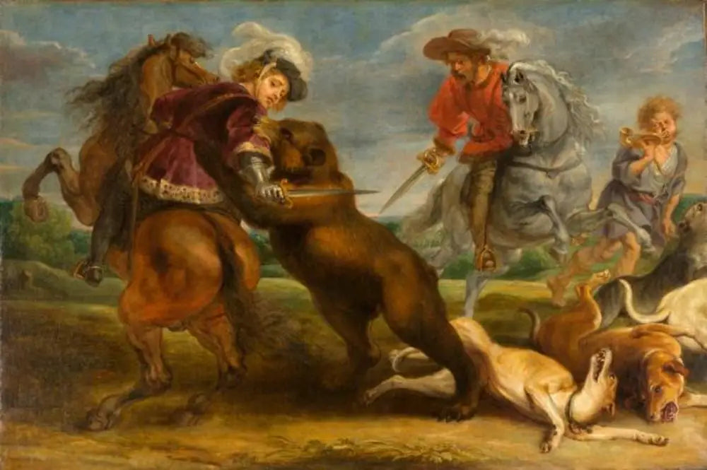La chasse à l’ours - Peter Paul Rubens - Alpha Reproduction