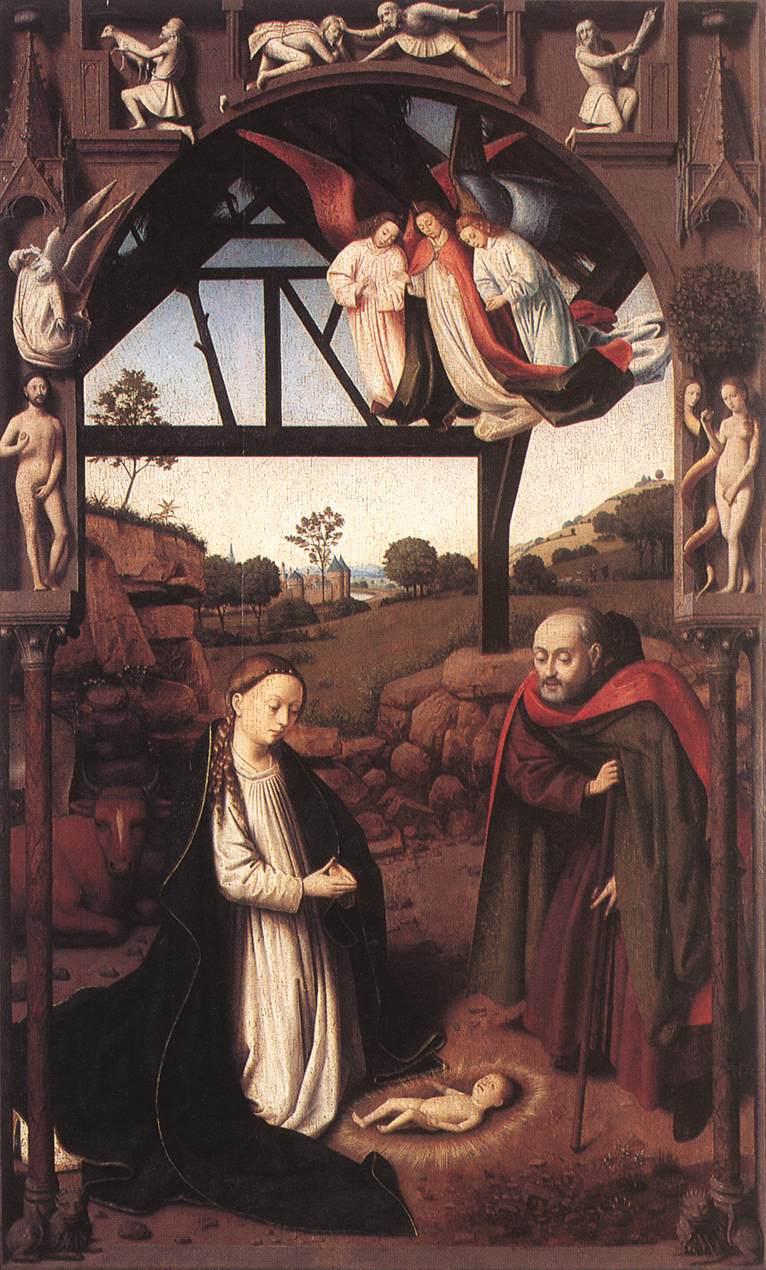 Adoration de l'Enfant Jésus - Petrus Christus
