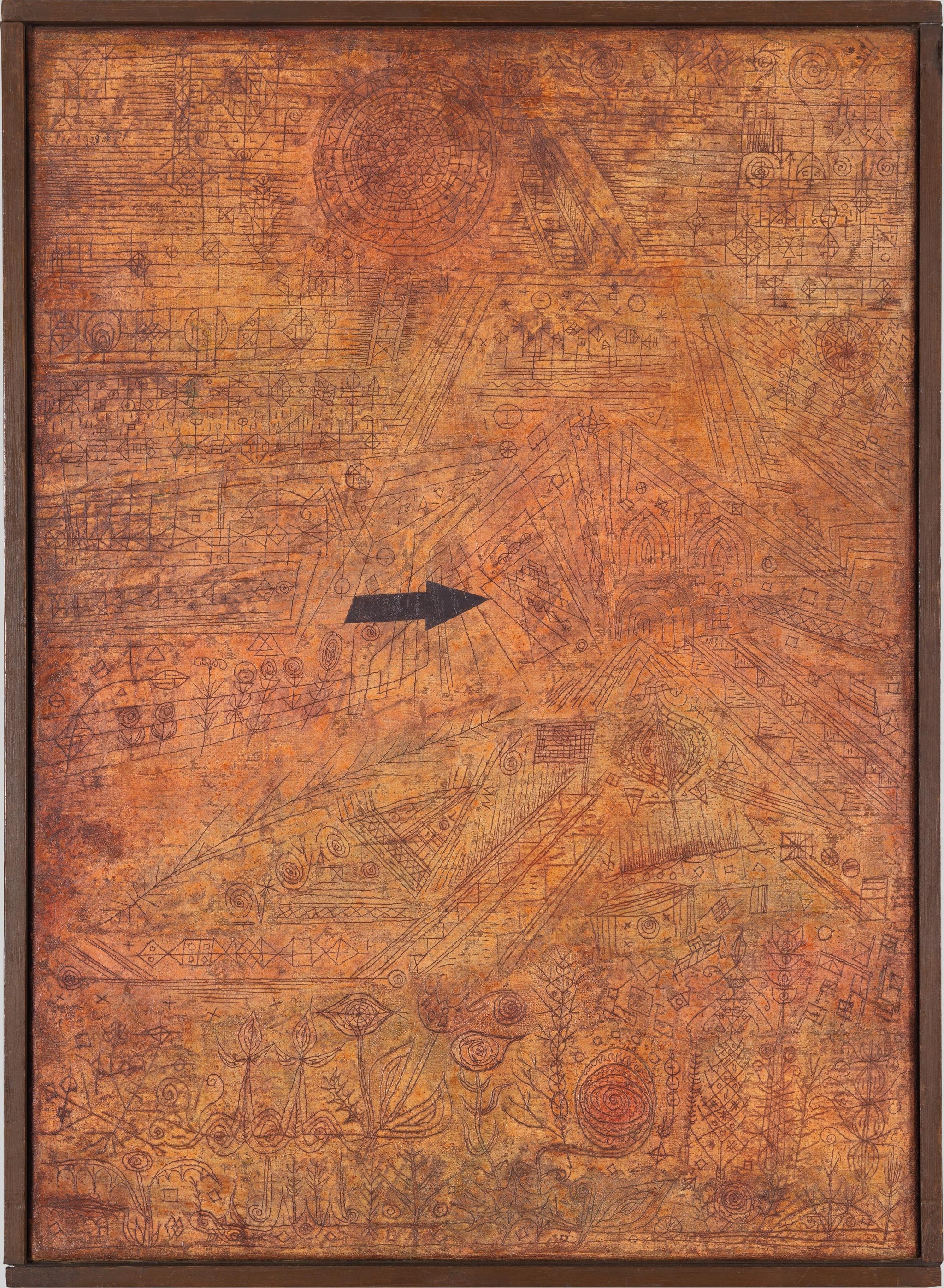 Flèche dans le jardin — Paul Klee