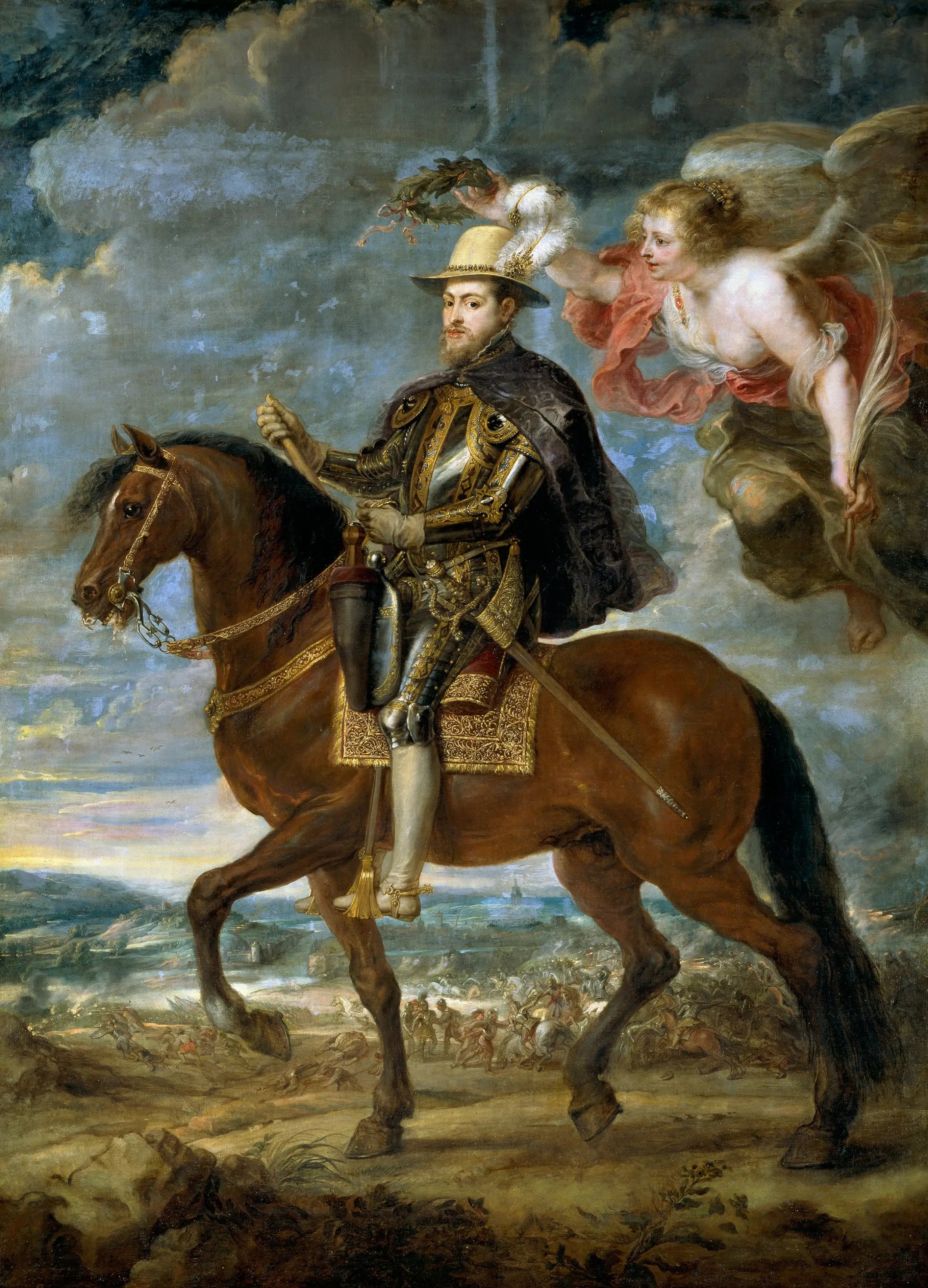 Philippe II à cheval - Peter Paul Rubens - Alpha Reproduction