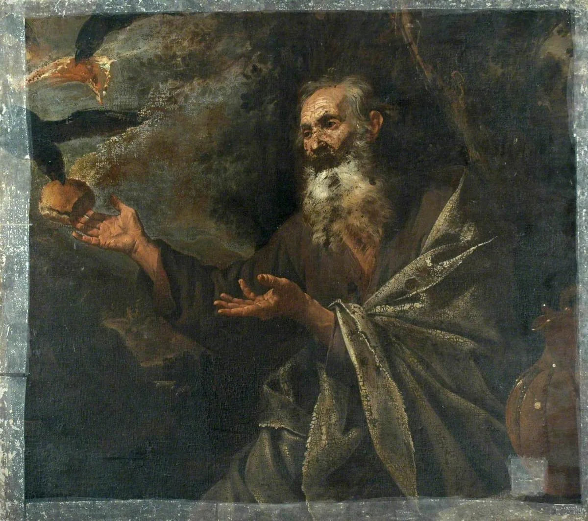 Elijah nourri par les Corbeaux - Pier Francesco Mola image 1 copie peinte à la main à l’huile