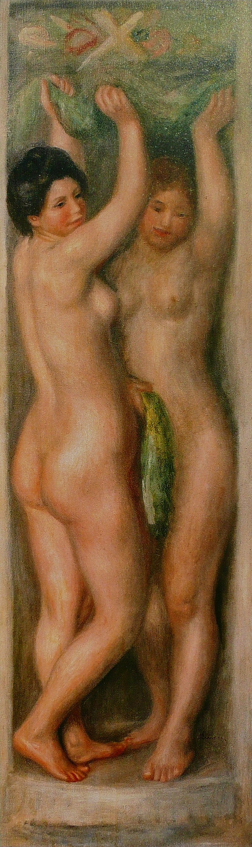 Reproduction du tableau « Cariatides - Pierre-Auguste Renoir » par Alpha Reproduction en peinture à l’huile