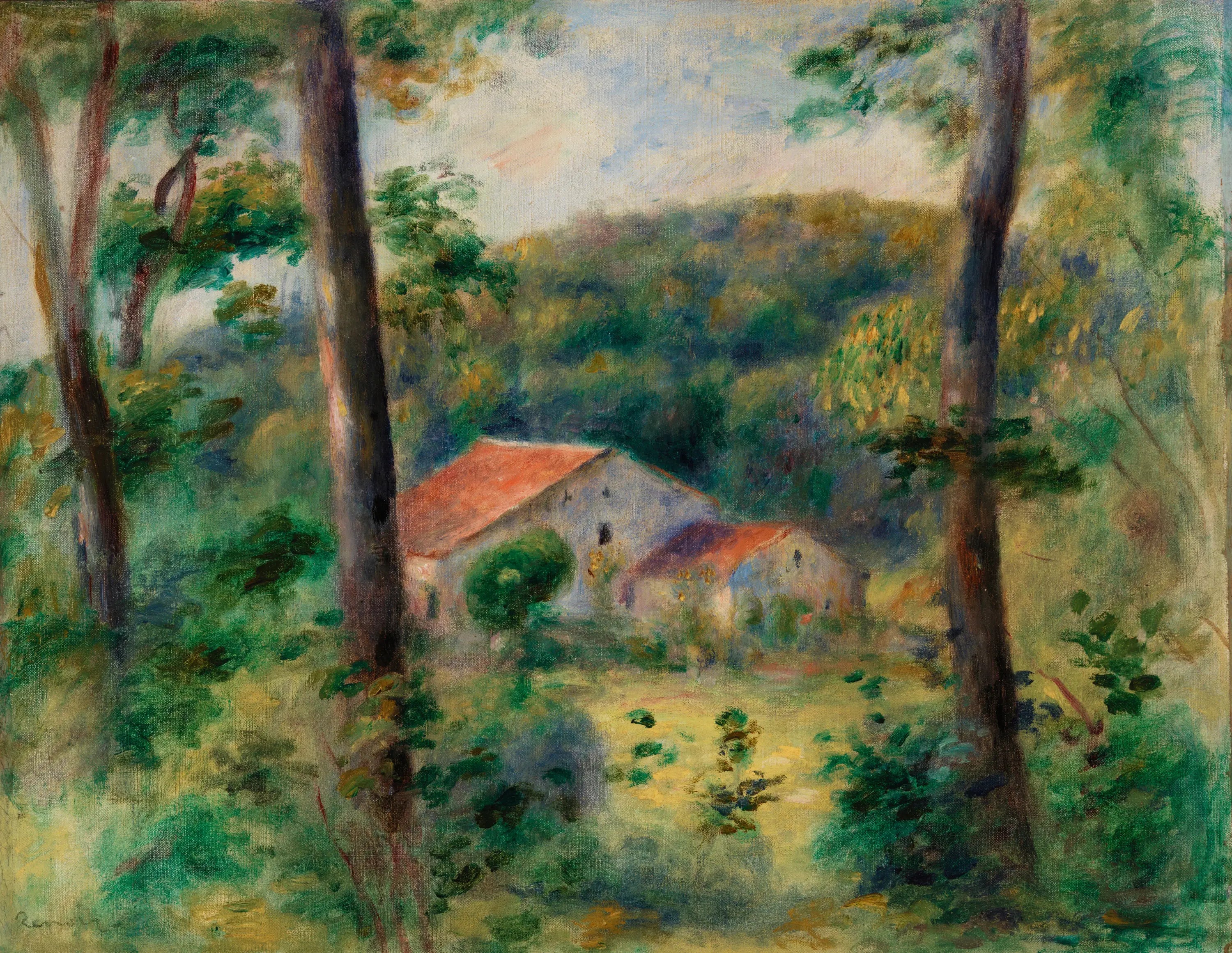Reproduction du tableau « Environs de Briey - Pierre-Auguste Renoir » par Alpha Reproduction en peinture à l’huile