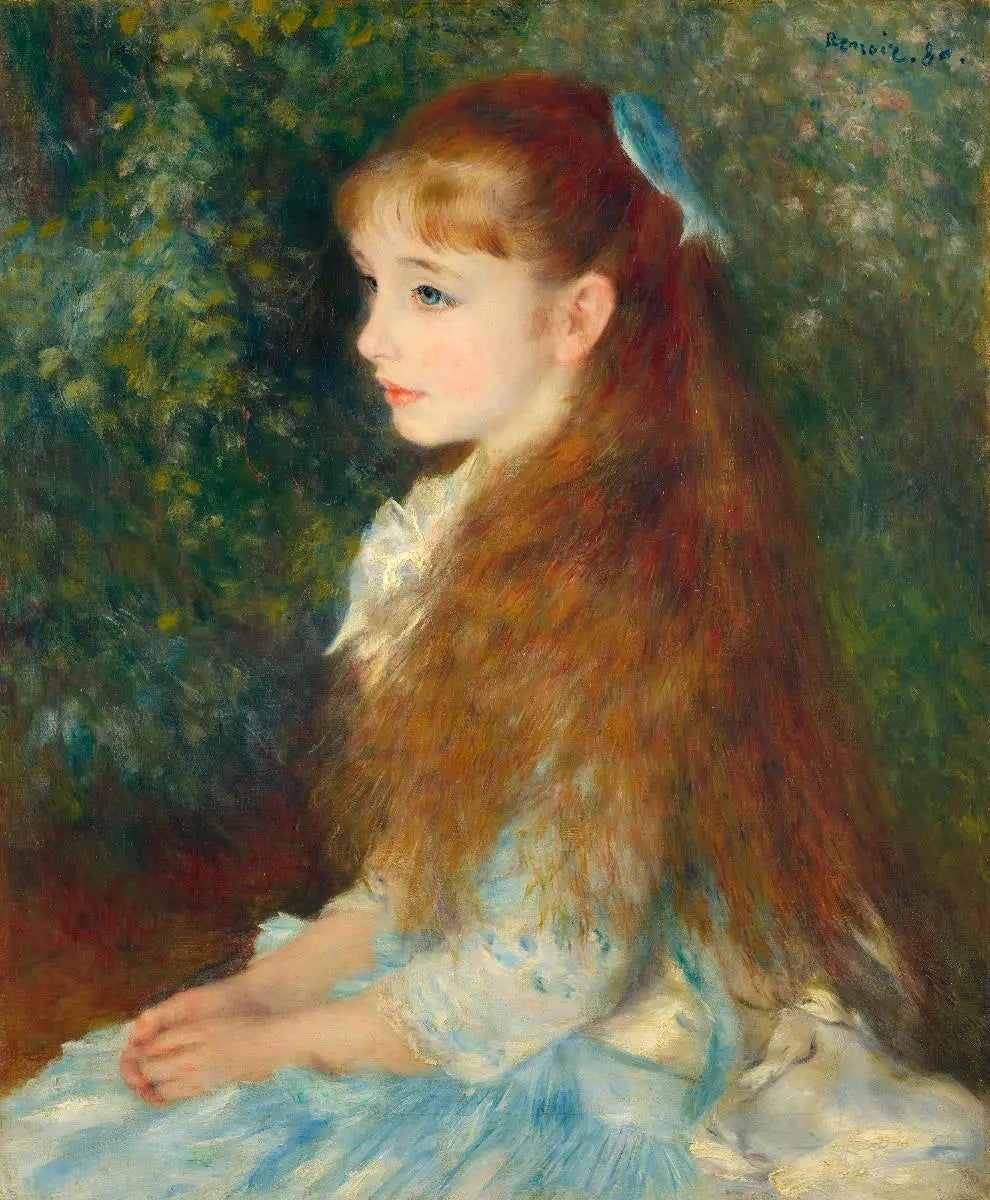 Reproduction du tableau « Portrait d'Irène Cahen d'Anvers - Pierre-Auguste Renoir » par Alpha Reproduction en peinture à l’huile
