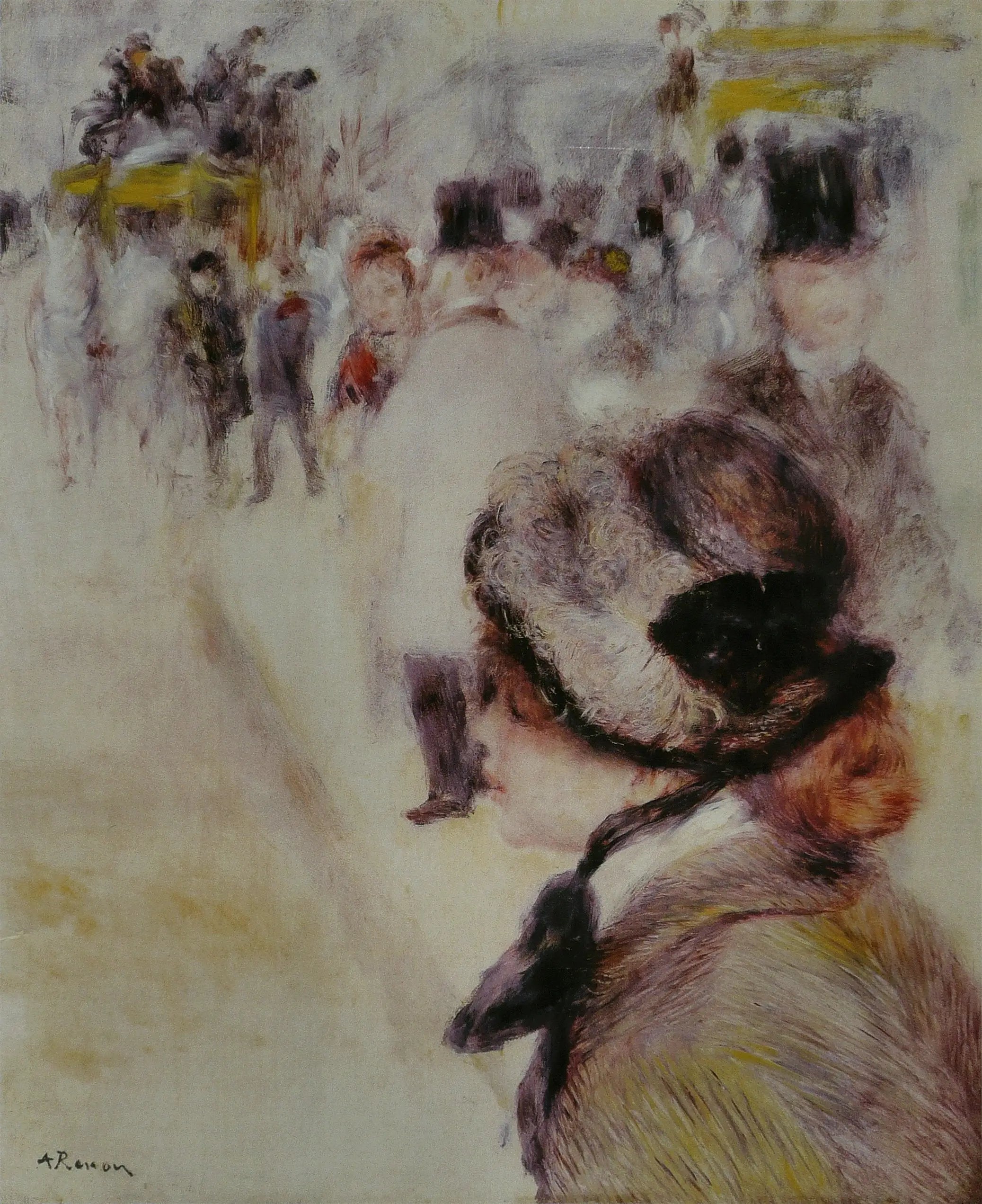 Reproduction du tableau « La Place Clichy - Pierre-Auguste Renoir » par Alpha Reproduction en peinture à l’huile