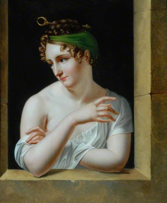 Girl Looking out of a Window - Pierre-Paul Prud'hon