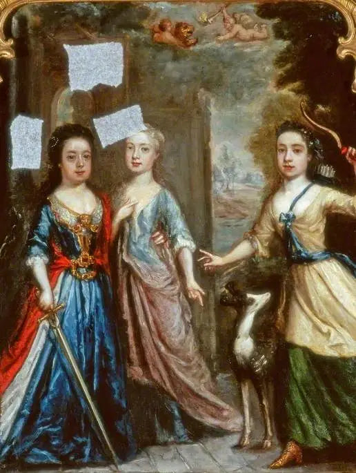 Portrait de trois enfants - Pierre Mignard - Alpha Reproduction