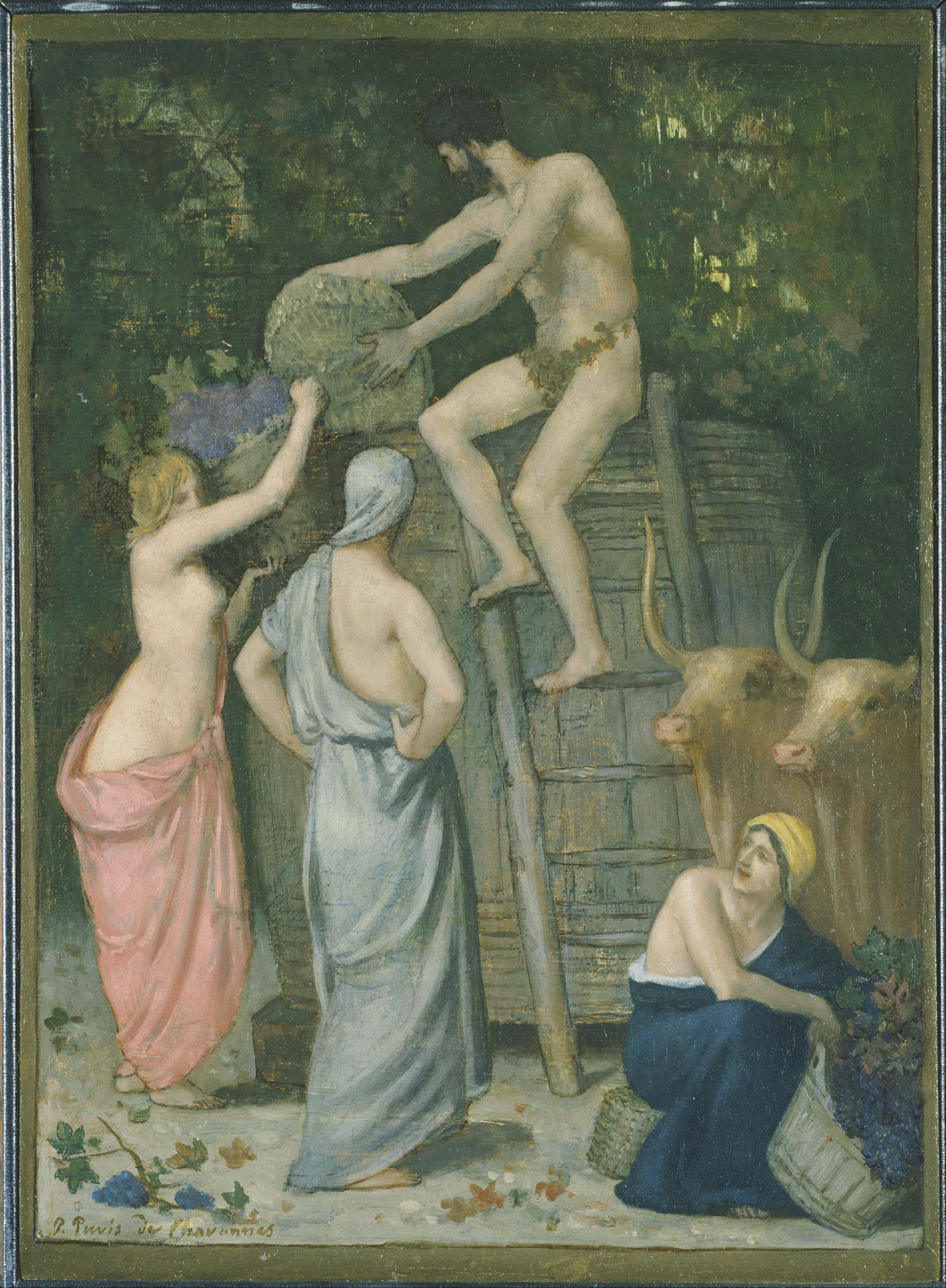 La presse à vin - Pierre Puvis de Chavannes