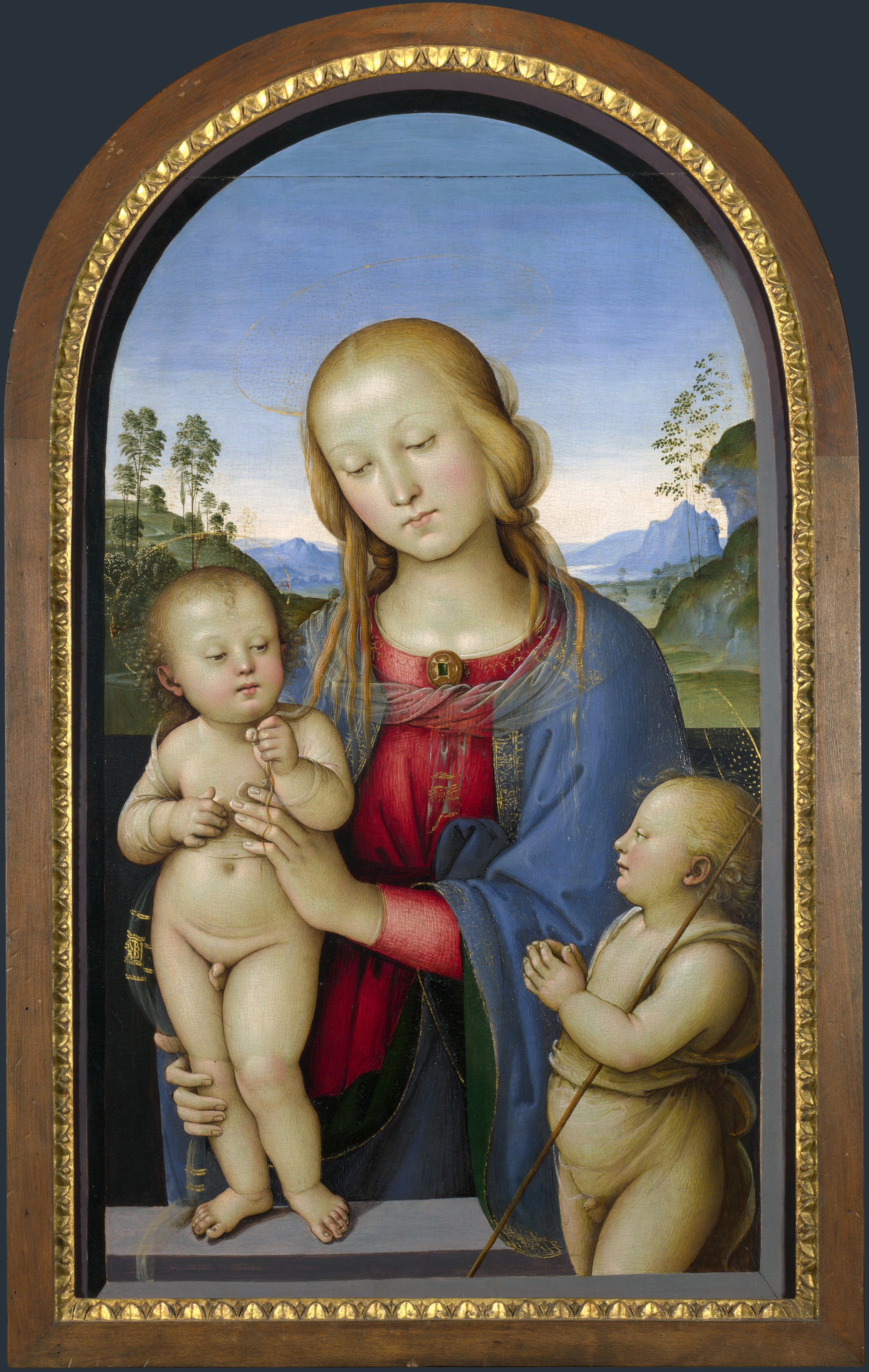 La Vierge à l'Enfant avec saint Jean - Pietro Perugino