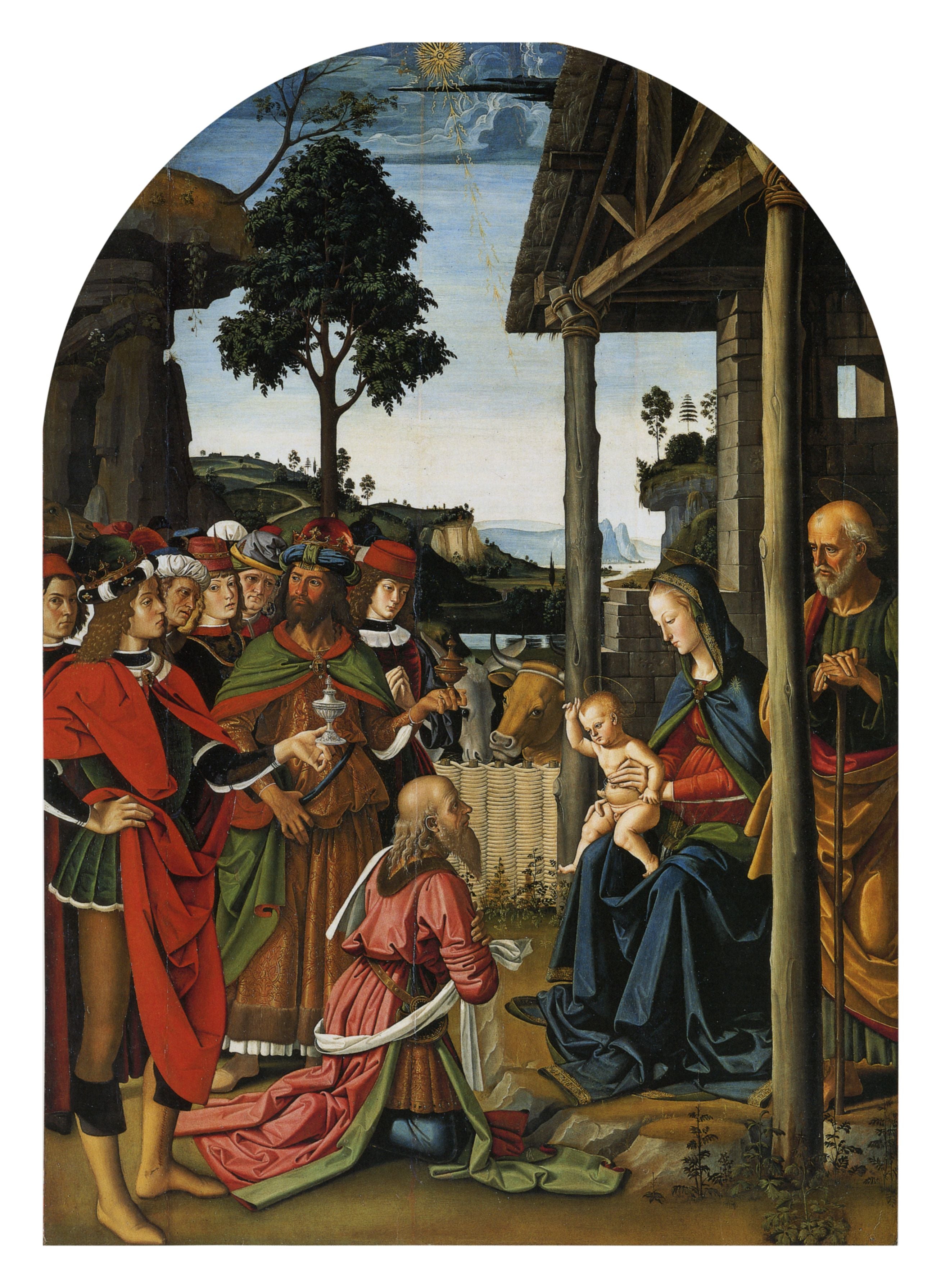 L'Adoration des mages - Pietro Perugino