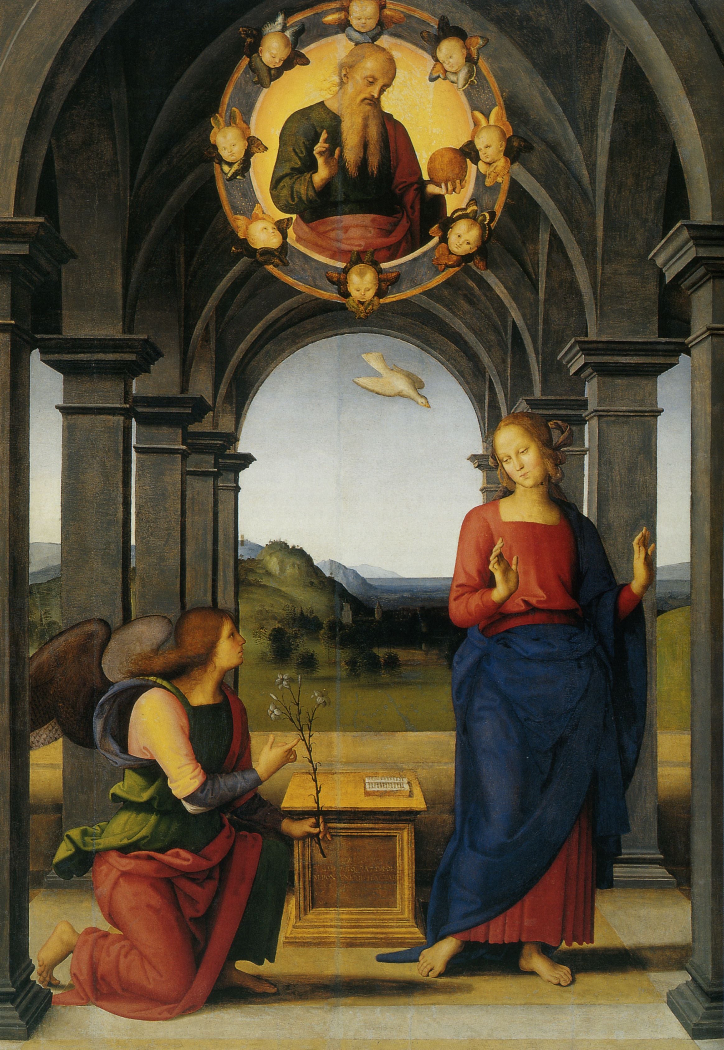 L'Annonciation de Fano - Pietro Perugino