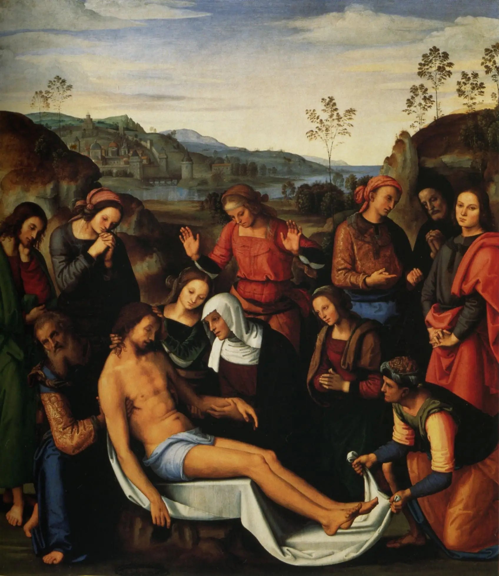 La Plainte sur le Christ mort - Pietro Perugino - Alpha Reproduction