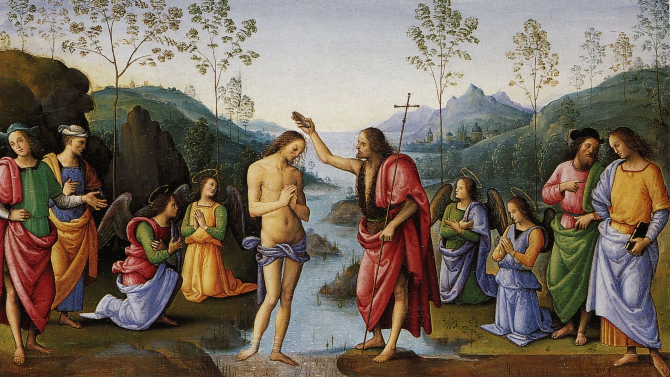 Le Baptême du Christ - Pietro Perugino