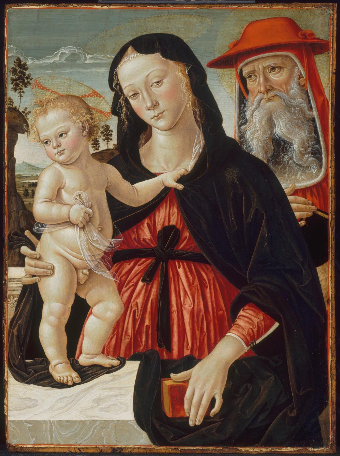 Vierge à l'Enfant avec saint Jérôme - Pinturicchio