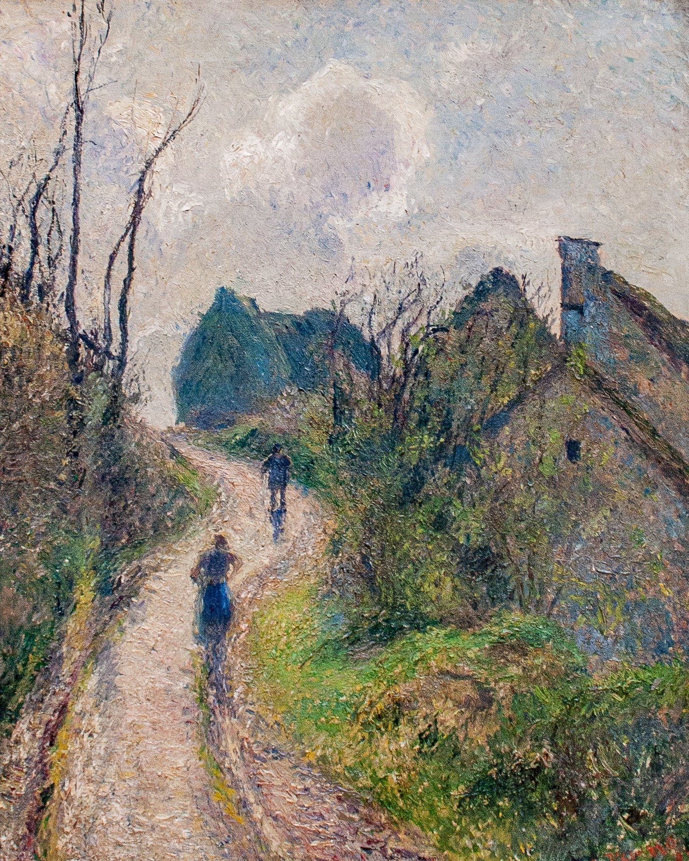 Reproduction du tableau « Sente de la Ravinière à Osny - Camille Pissarro » par Alpha Reproduction en peinture à l’huile