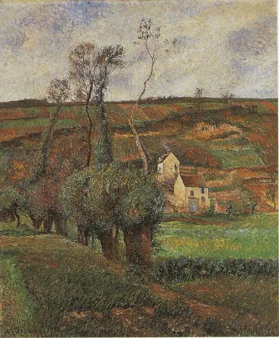 Reproduction du tableau « La côte Lézard à Pontoise - Camille Pissarro » par Alpha Reproduction en peinture à l’huile