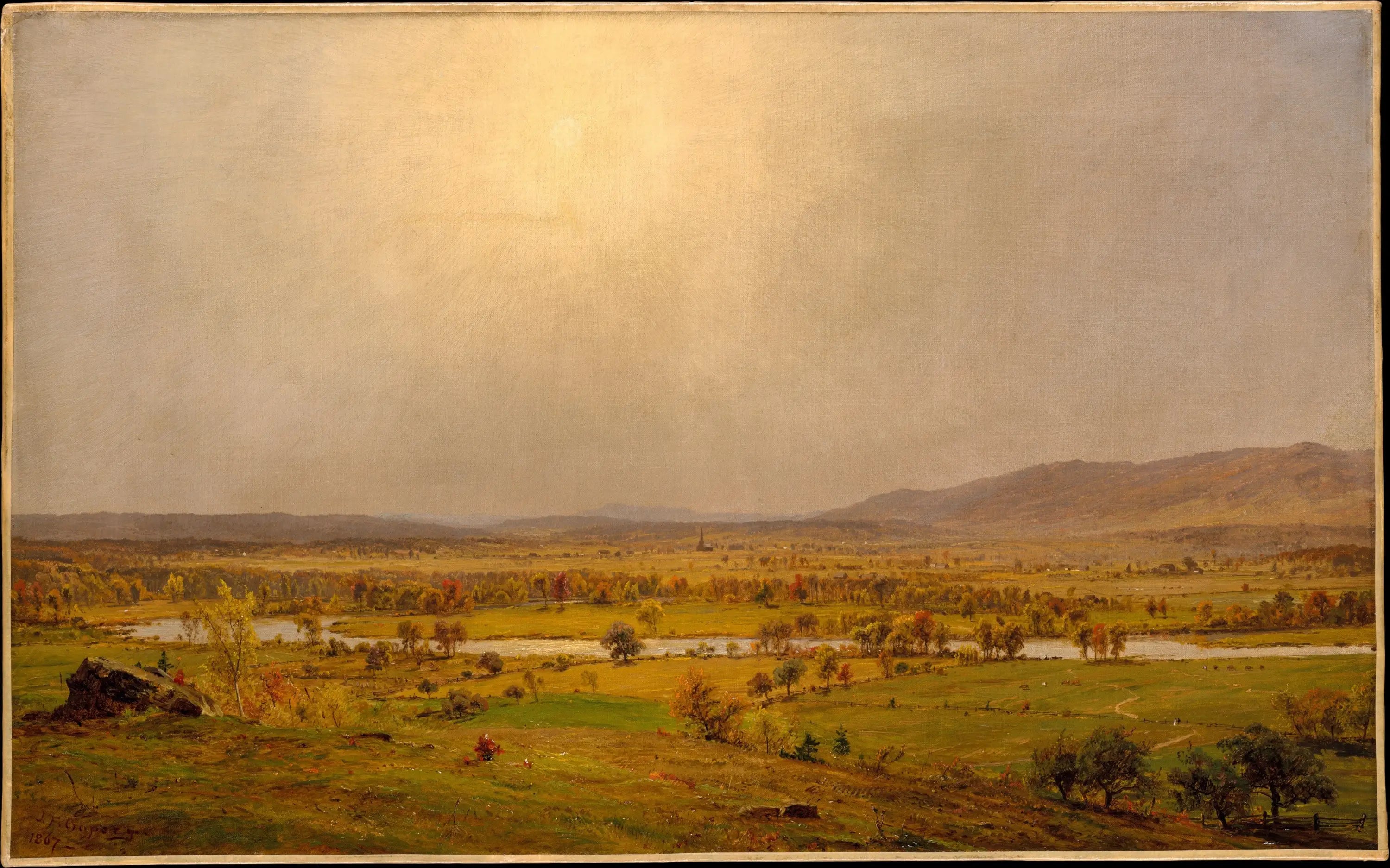 Pompton Plains New Jersey - Jasper Francis Cropsey - Alpha Reproduction