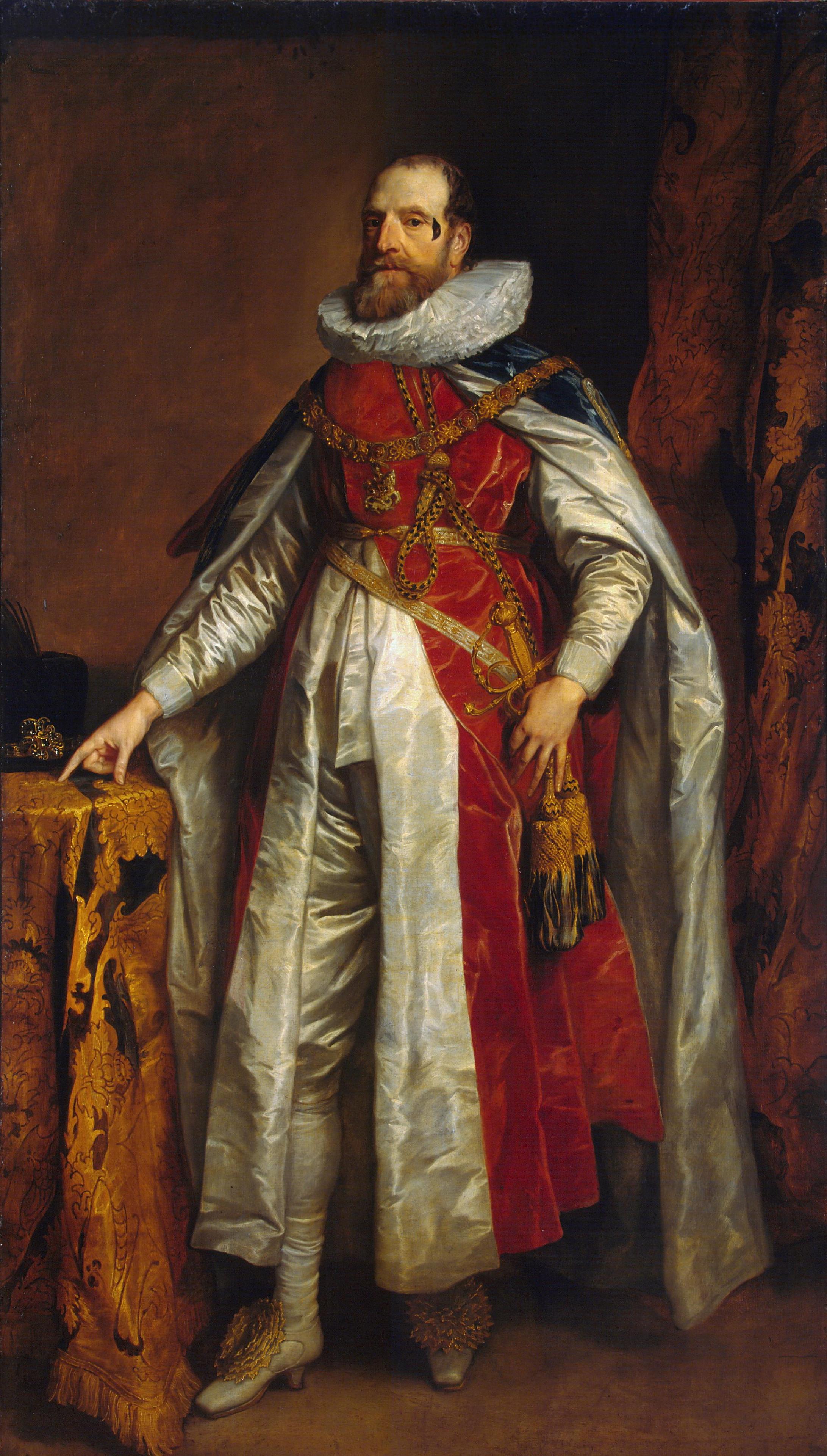Portrait d'Henry Danvers, comte de Danby - Antoine van Dyck