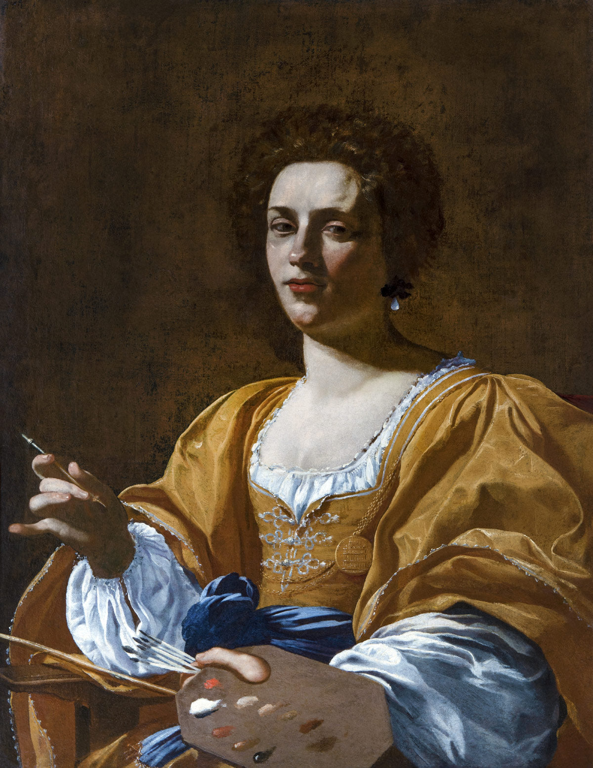 Portrait d'Artemisia Gentileschi - Simon Vouet