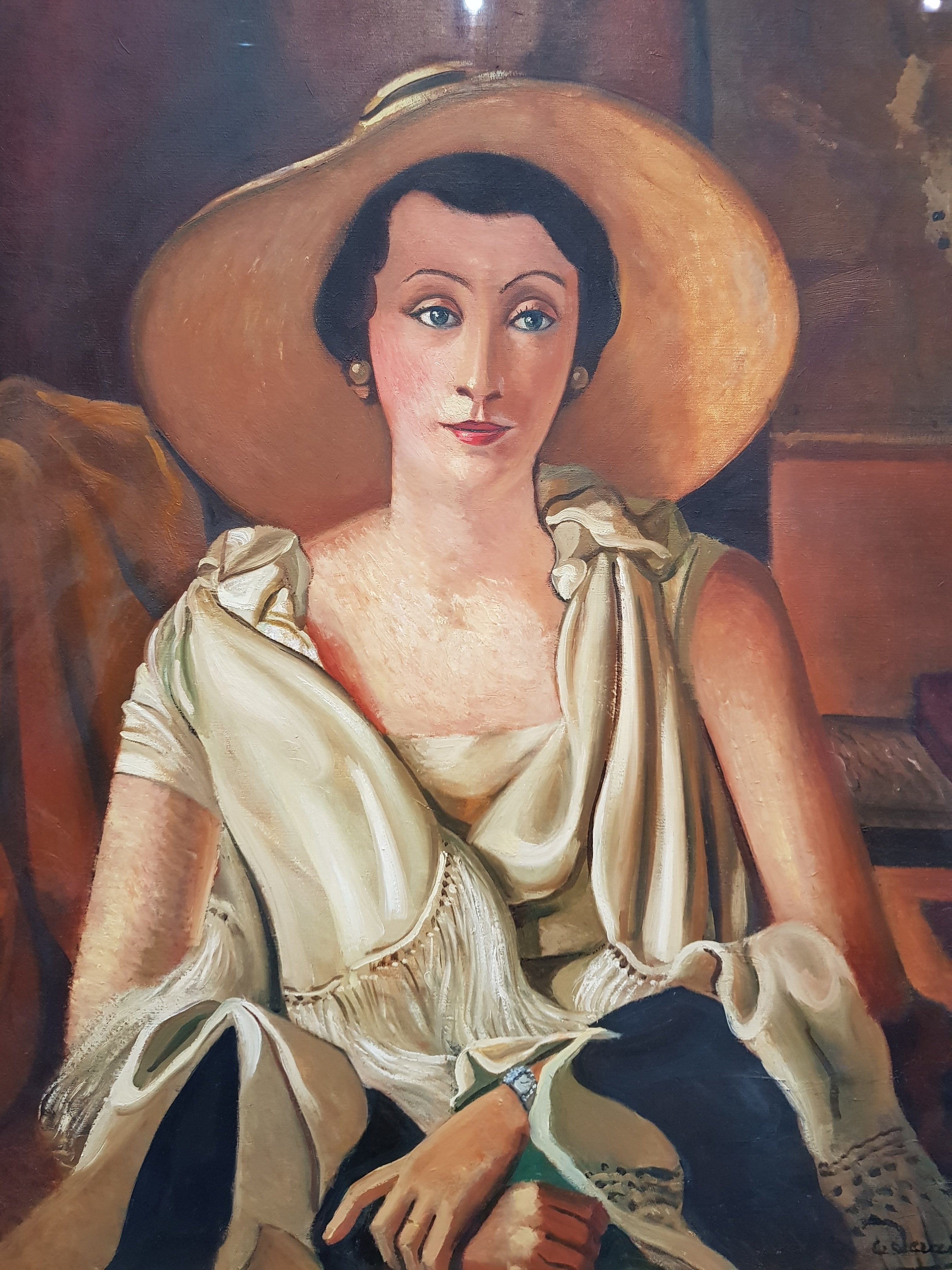 Portrait de Madame Paul Guillaume au grand chapeau - André Derain