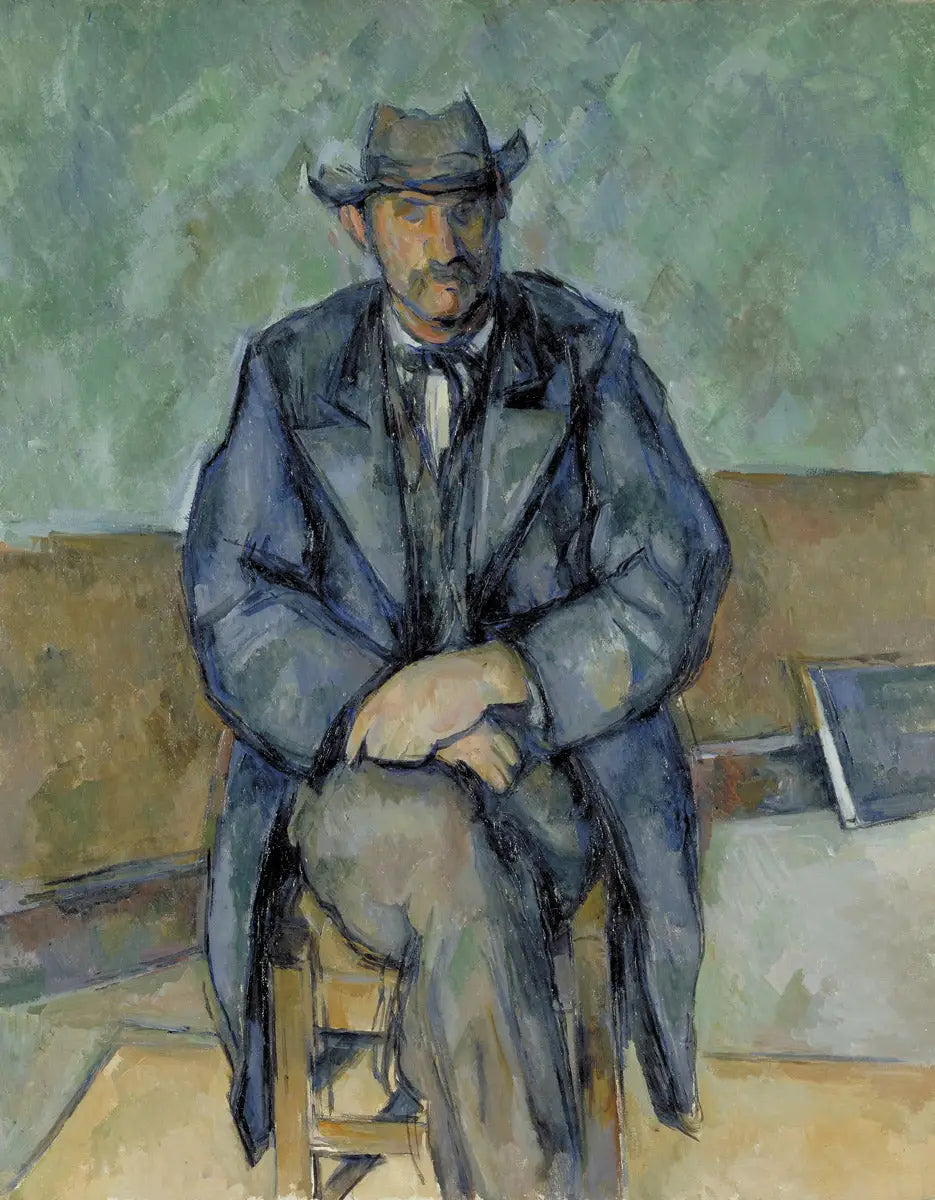 Reproduction du tableau « Portrait de paysan - Paul Cézanne » par Alpha Reproduction en peinture à l’huile