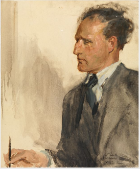 דיוקן של ג'ון סטיוארט קוליס (1900-1984), סופר - ג'ון לייברי