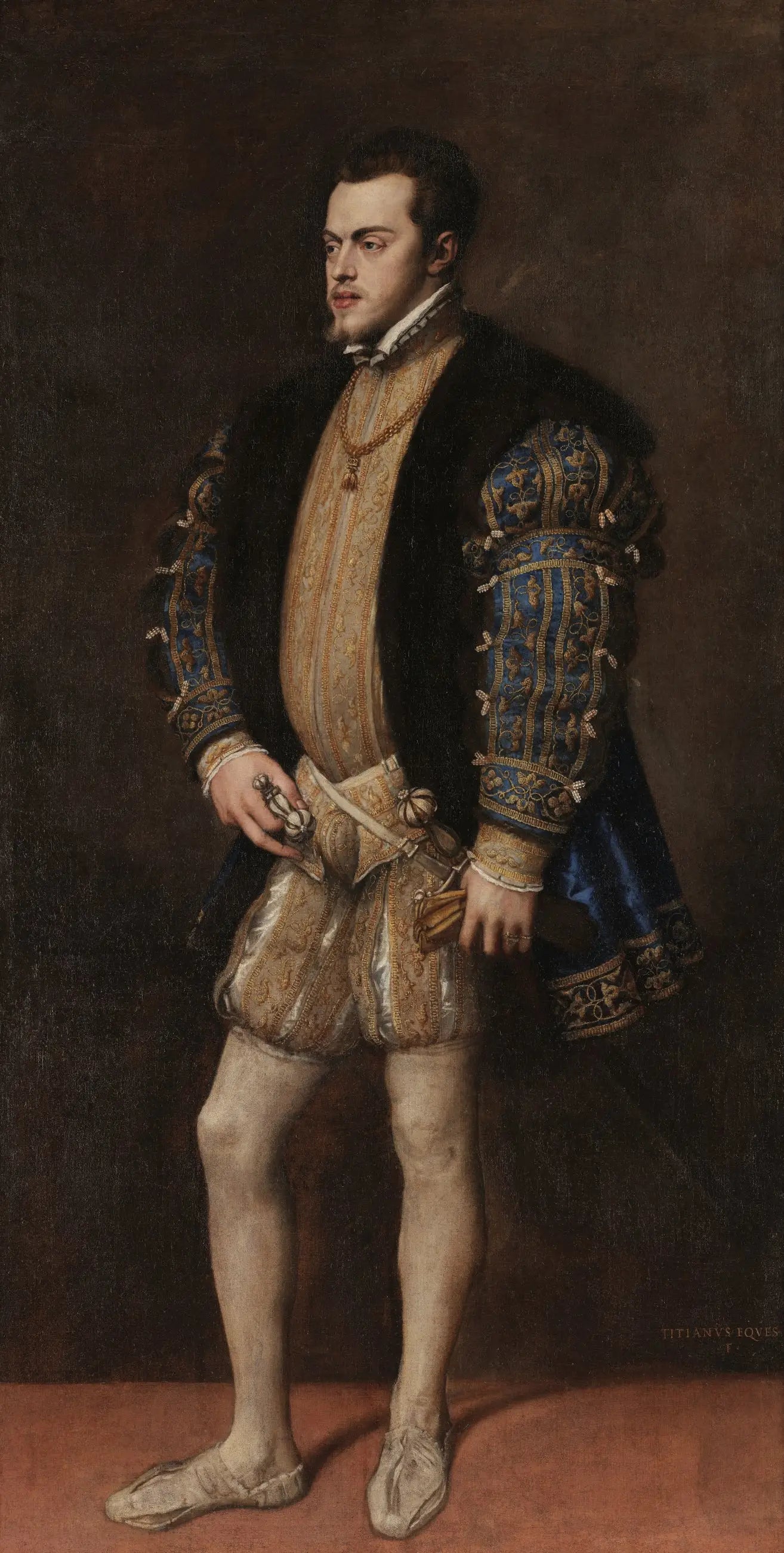 Portrait de Philippe II - Titian - Alpha Reproduction