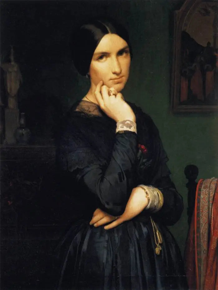 Madame Hippolyte Flandrin - Hippolyte Flandrin - Alpha Reproduction