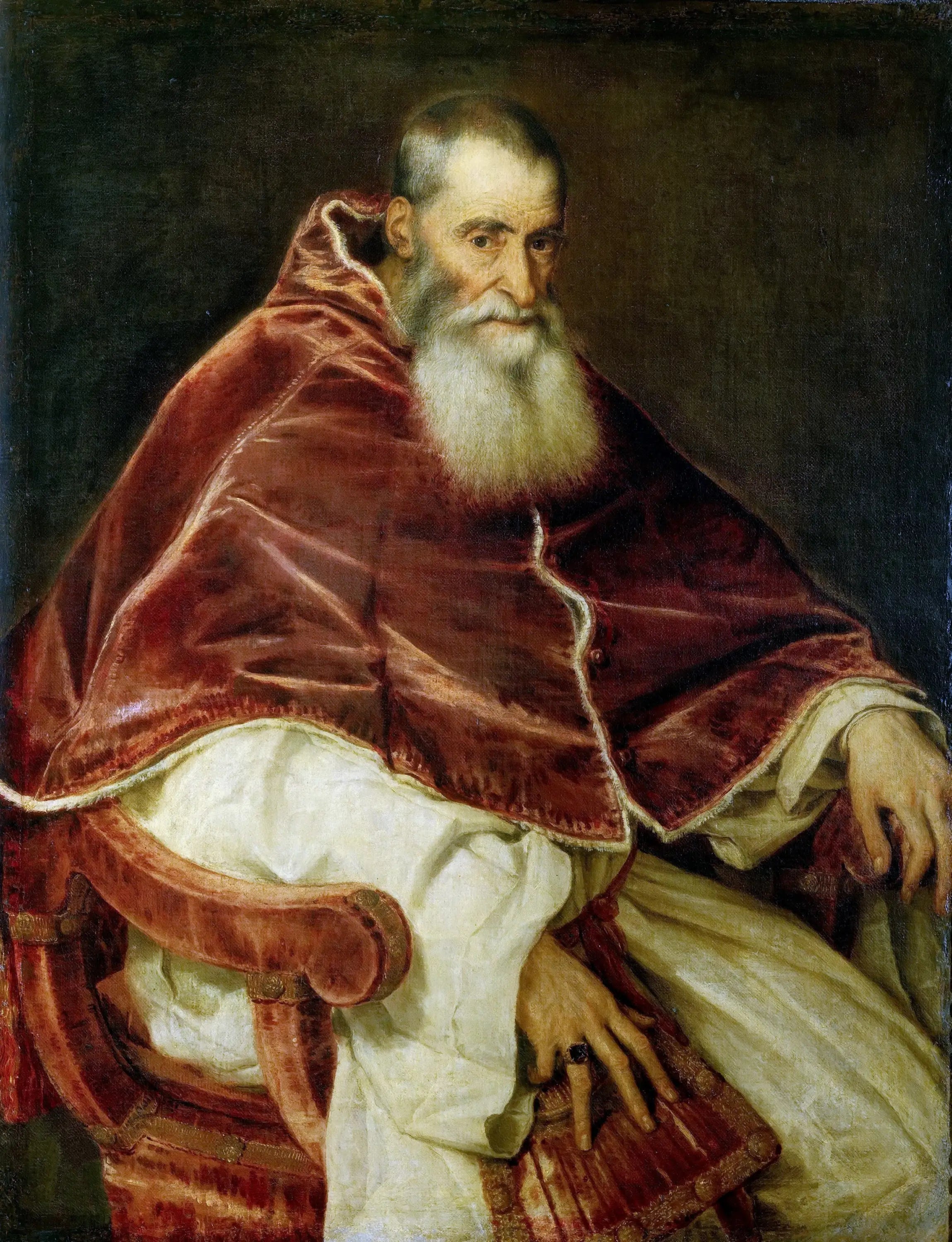 Portrait de Paul III - Titian - Alpha Reproduction