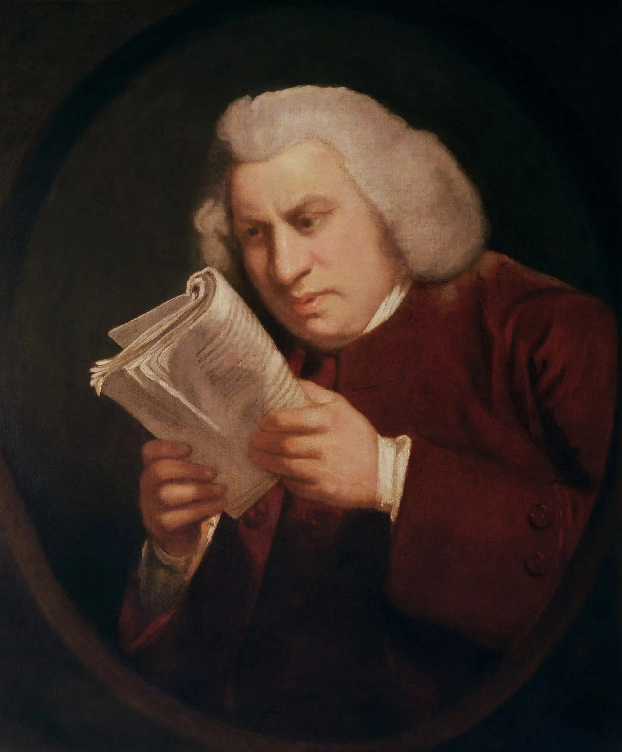 Portrait de Samuel Johnson - Joshua Reynolds - Alpha Reproduction