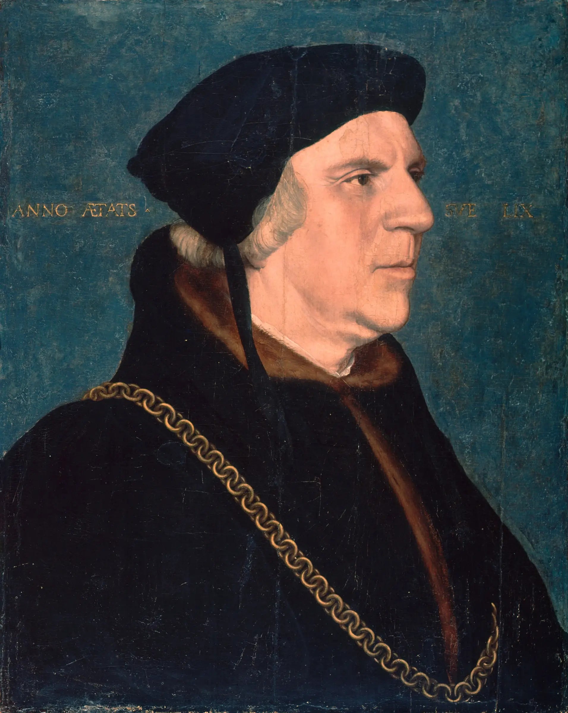 Portrait of William Butts - Hans Holbein le Jeune - Alpha Reproduction