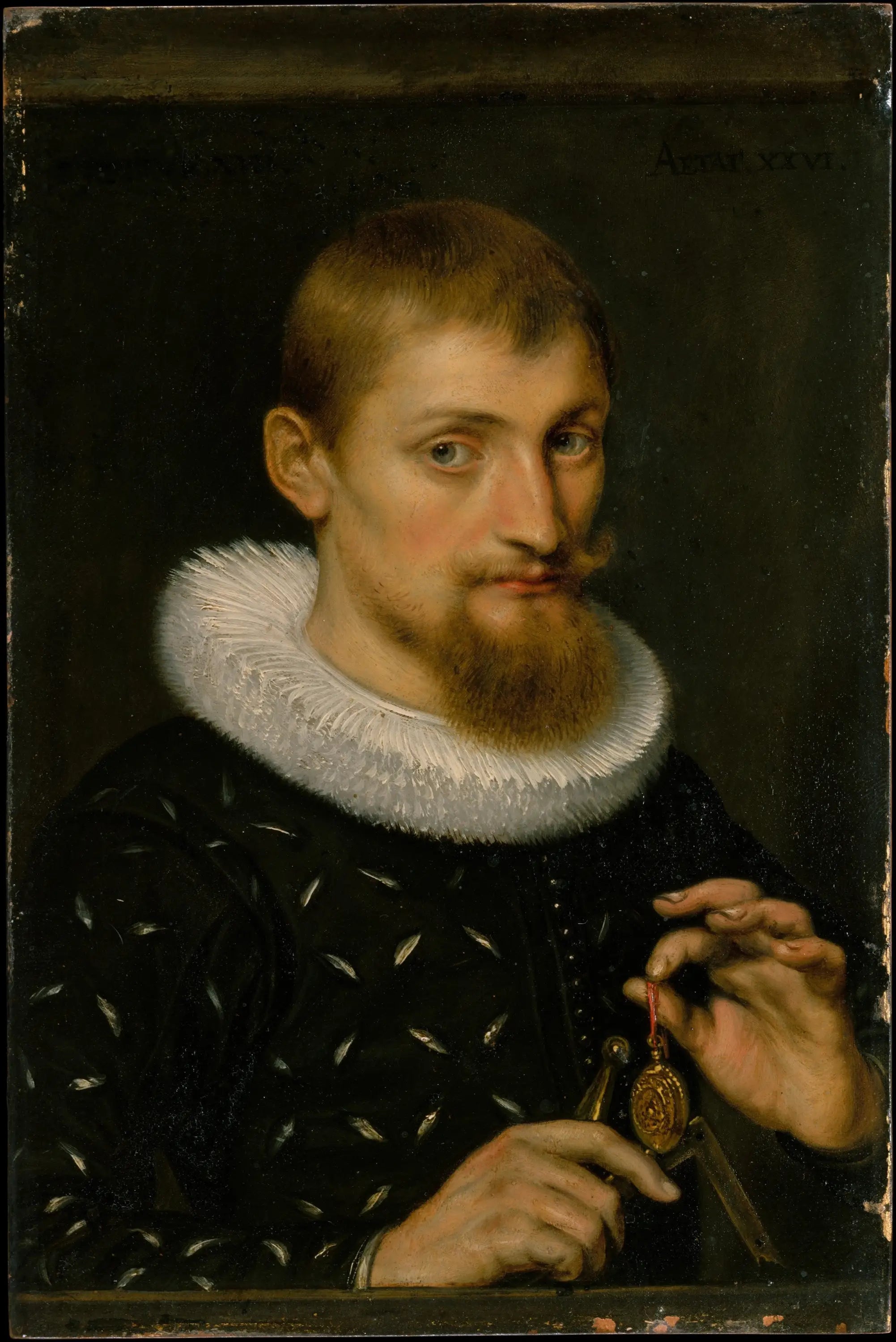 Portrait d’un homme peut-être un architecte ou un géographe - Peter Paul Rubens - Alpha Reproduction
