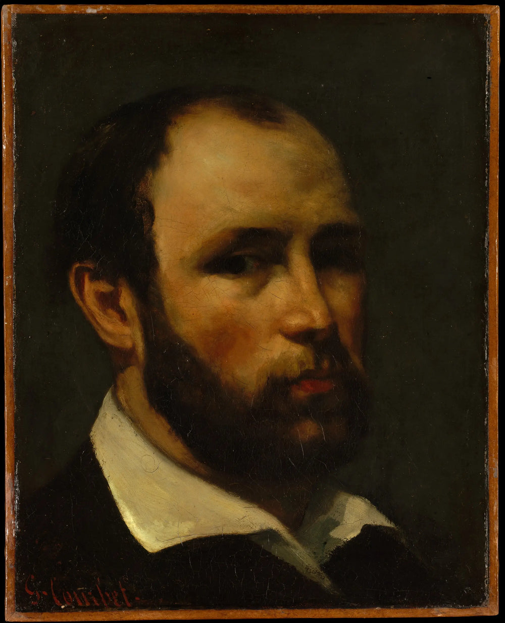 Portrait d’un homme - Gustave Courbet - Alpha Reproduction