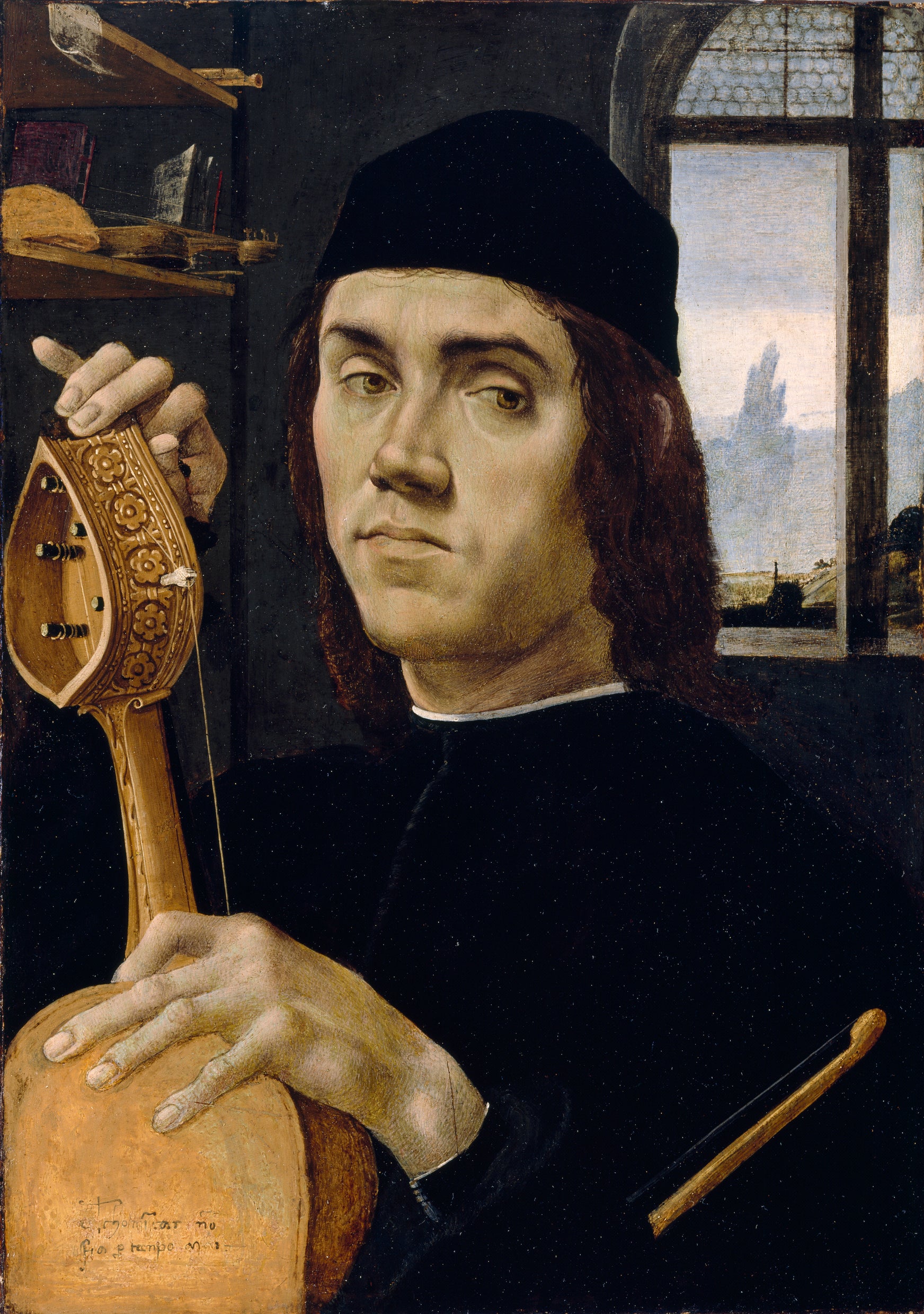 Portrait d'un musicien - Filippino Lippi