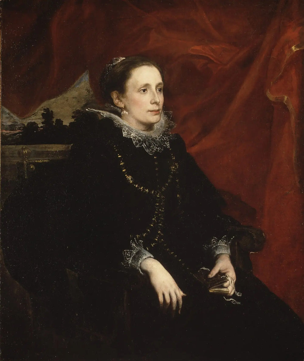Portrait d’une femme dite la marquise Durazzo - Antoine van Dyck - Alpha Reproduction