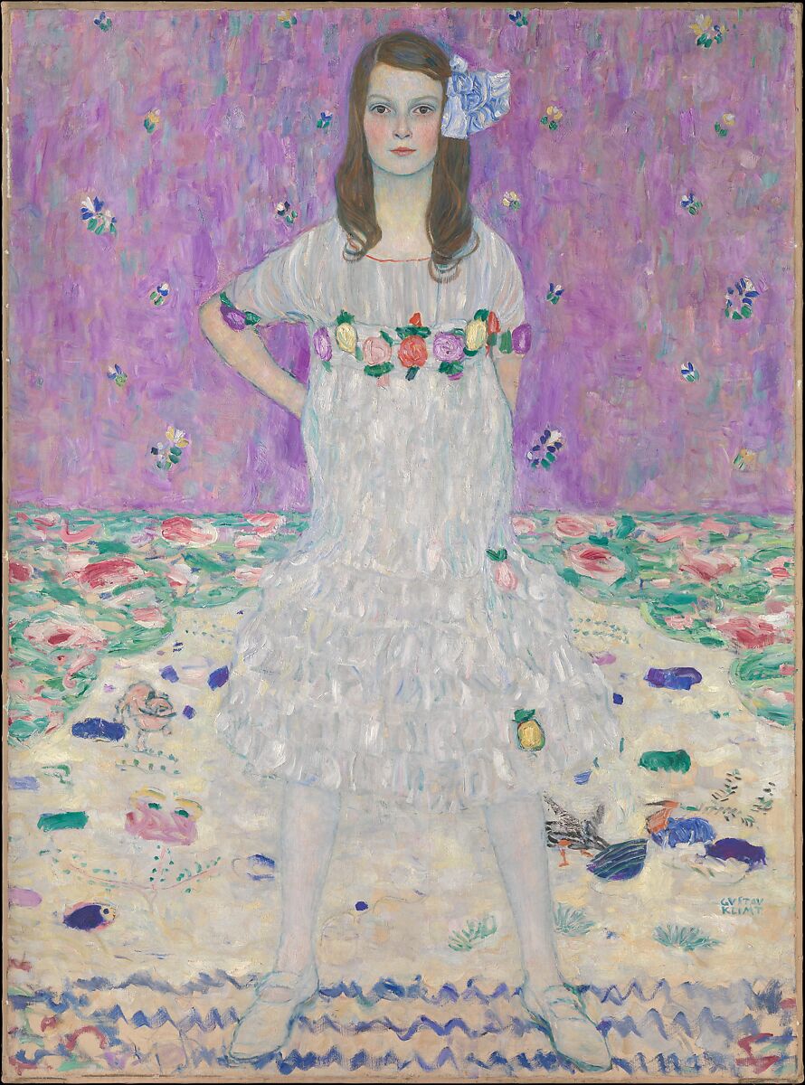 🌸👧 דיוקן של מדה פרימאבסי – גוסטב קלימט (1912–1913)