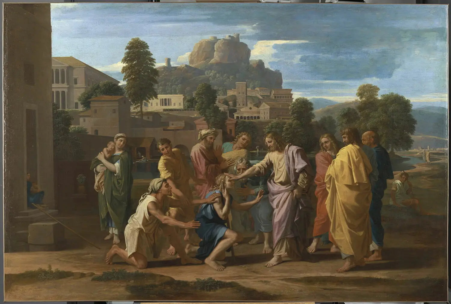 Les Aveugles de Jéricho - Nicolas Poussin - Alpha Reproduction