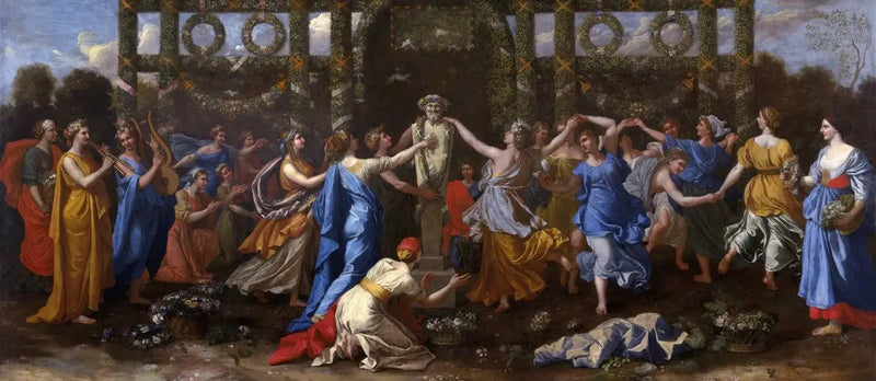 היימני הומצא כנשים בטקס הקרבה לפריאפוס - ניקולא פוסן
