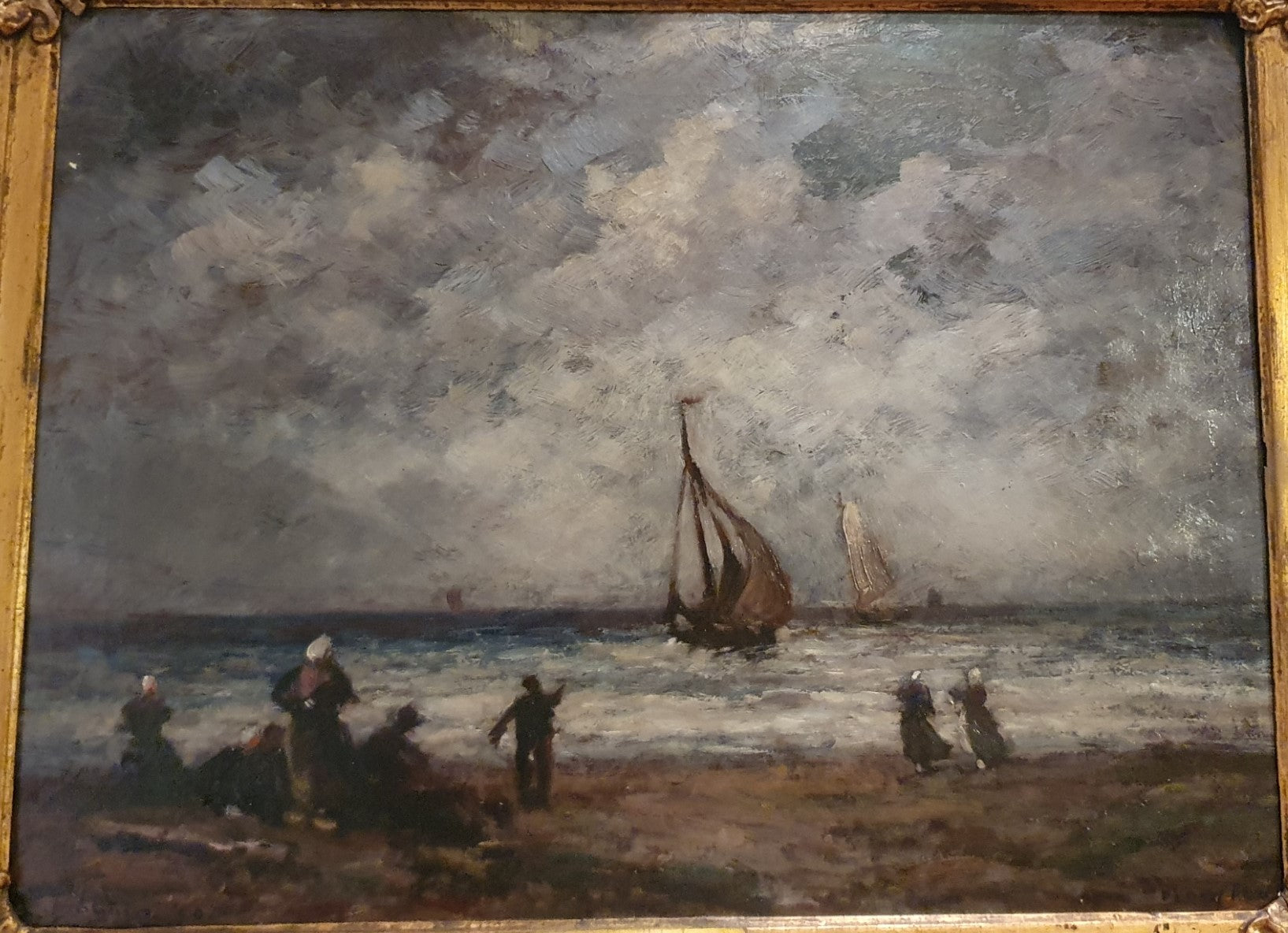 Reproduction du tableau « Honfleur - Eugène Boudin » par Alpha Reproduction en peinture à l’huile