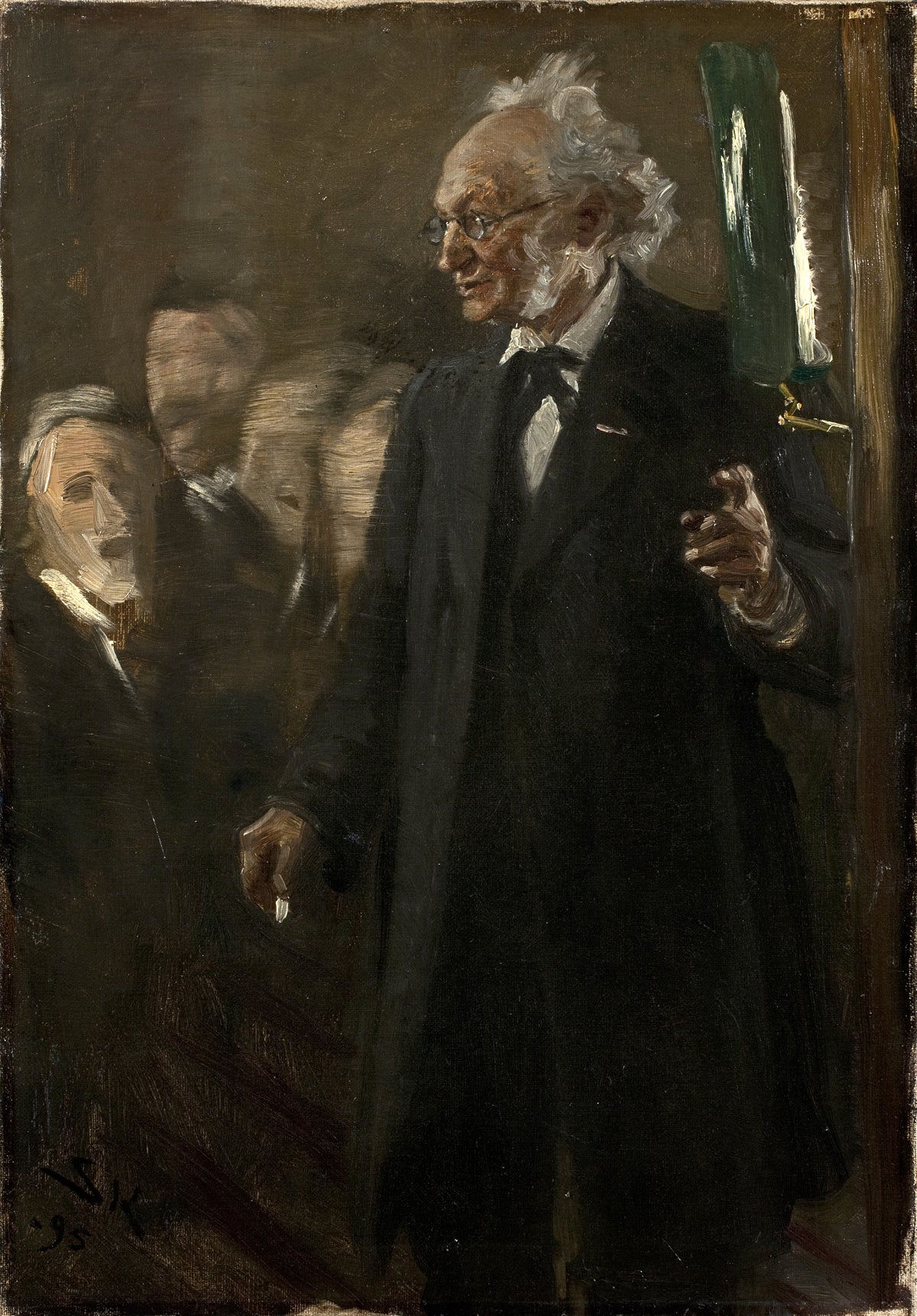 Professeur de zoologie, titulaire de Japetus Steenstrup - Peder Severin Krøyer