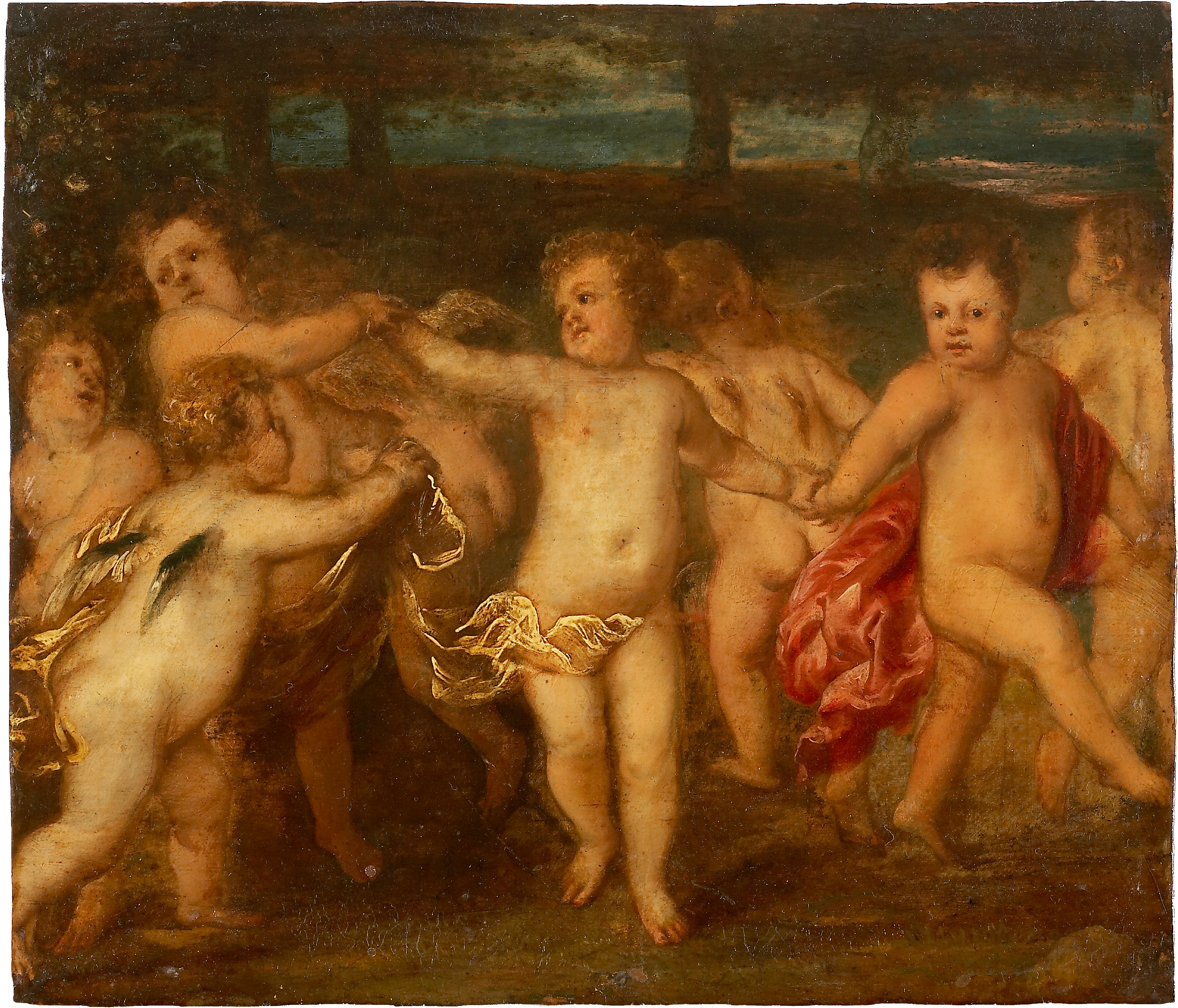 Putti faisant un roundelay - Antoine van Dyck