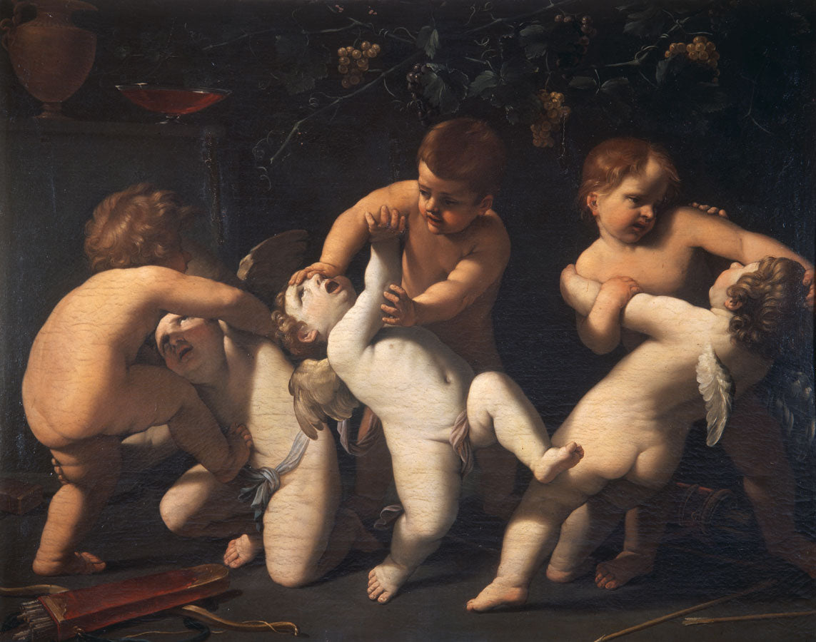 Putti combattants - Guido Reni