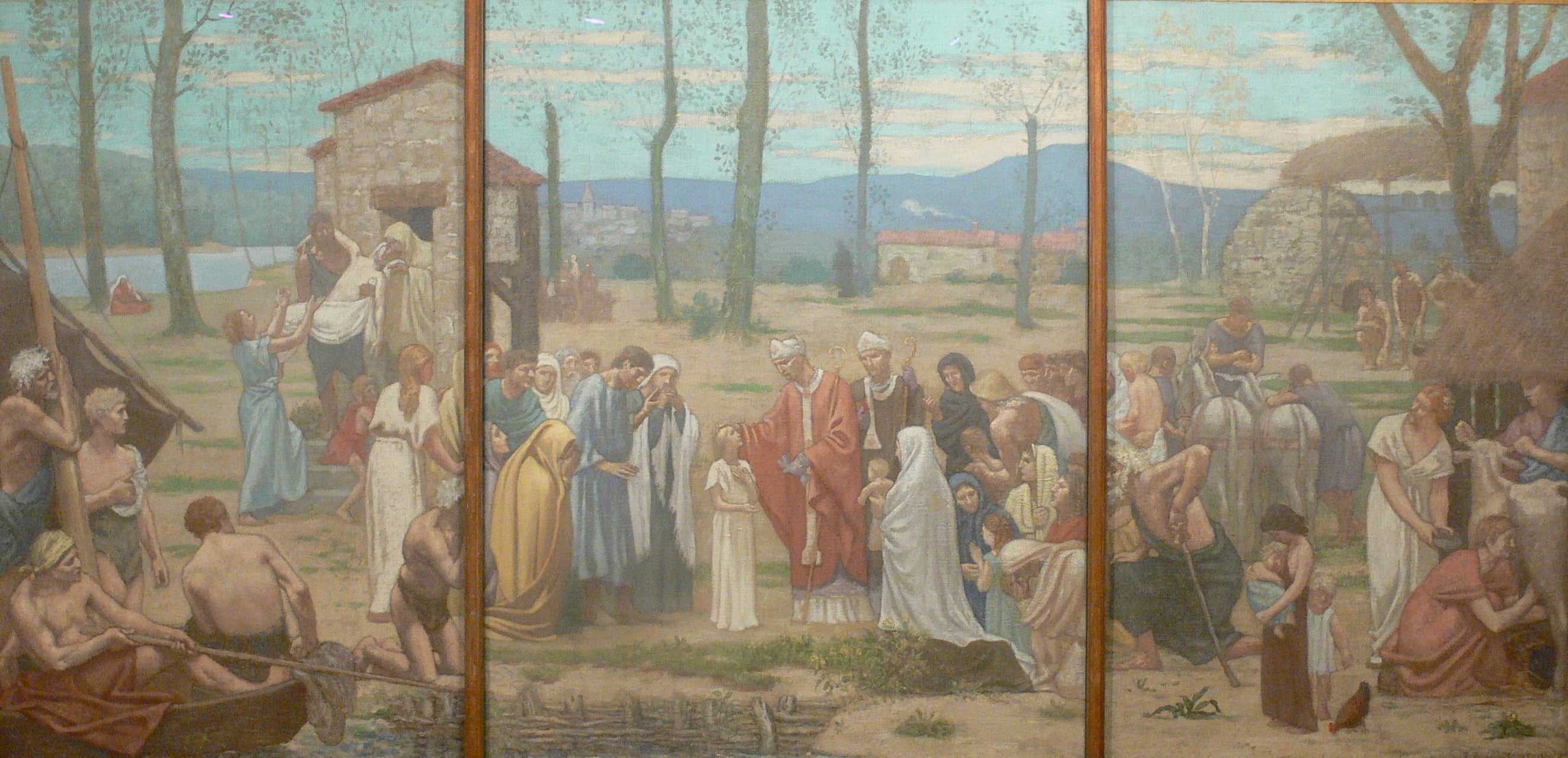 La vie pastorale de Sainte Geneviève - Pierre Puvis de Chavannes