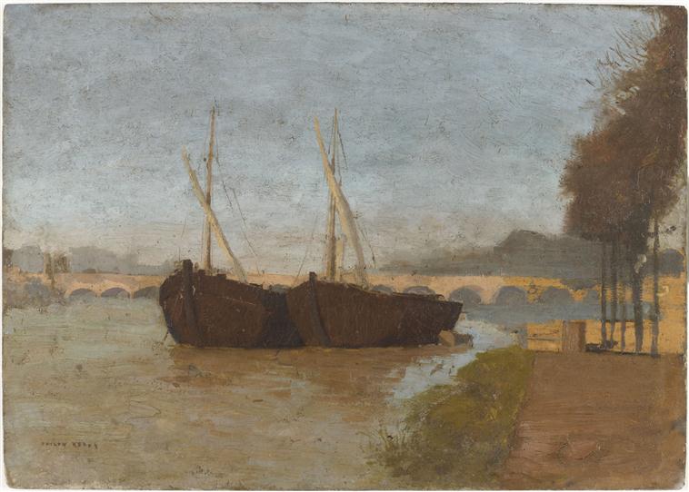 Les Quais à Bordeaux - Odilon Redon