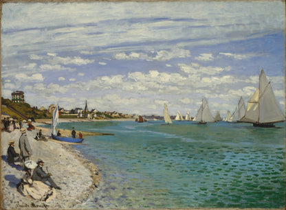 ⛵ מרוצי סירות בסנט-אדרס – קלוד מונה (1867)