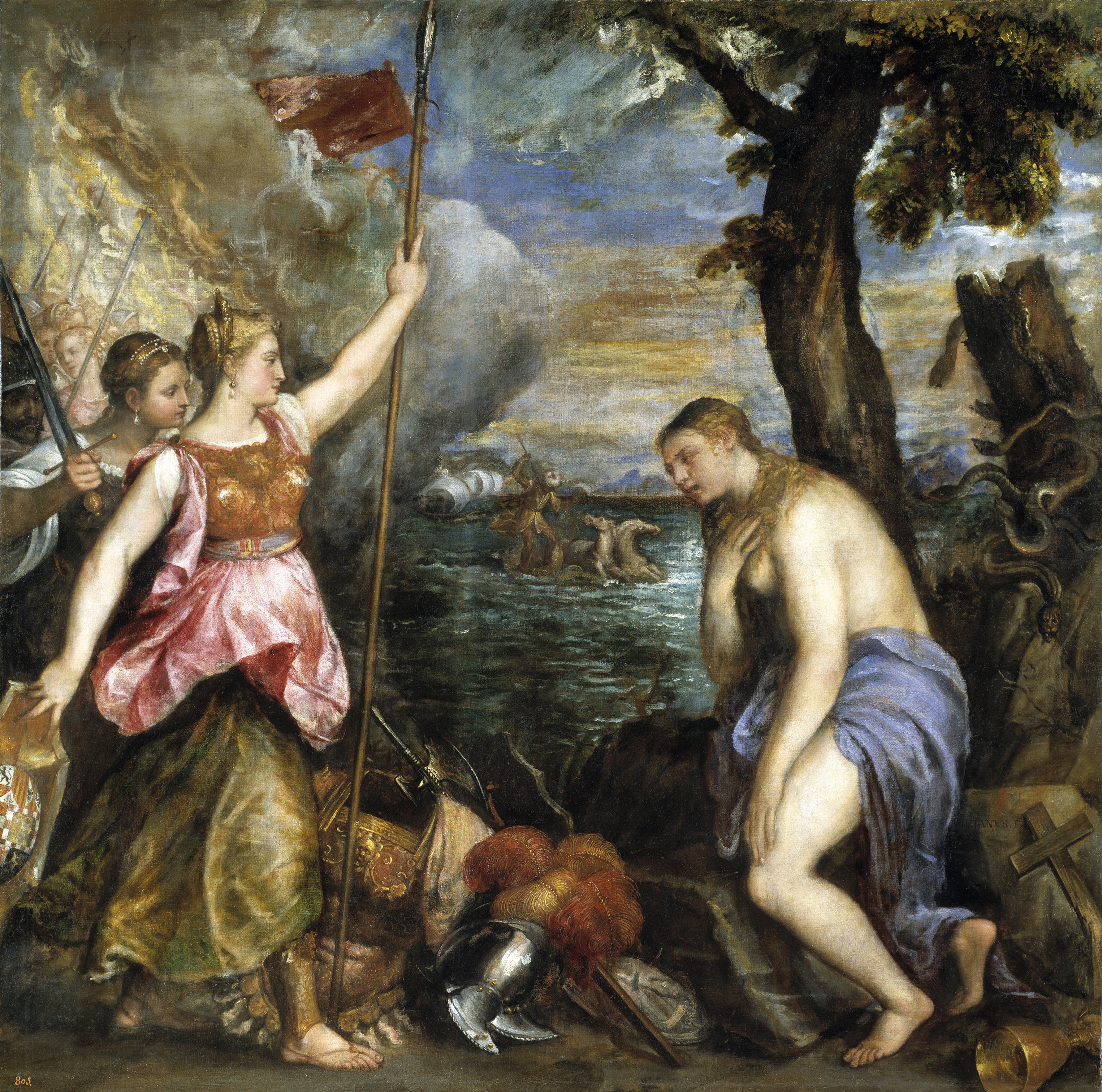 L'Espagne au secours de la religion - Titian