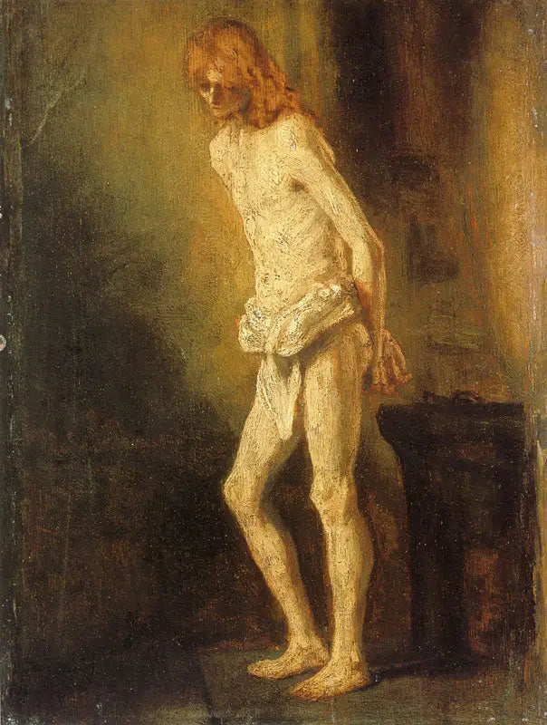 Le Christ à la colonne - Rembrandt