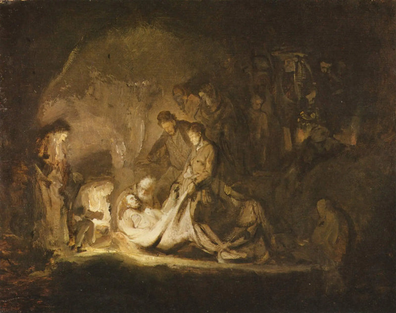 הקבורה של המשיח - רמברנדט